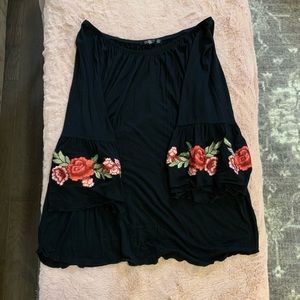 Cure Black off the shoulder top
